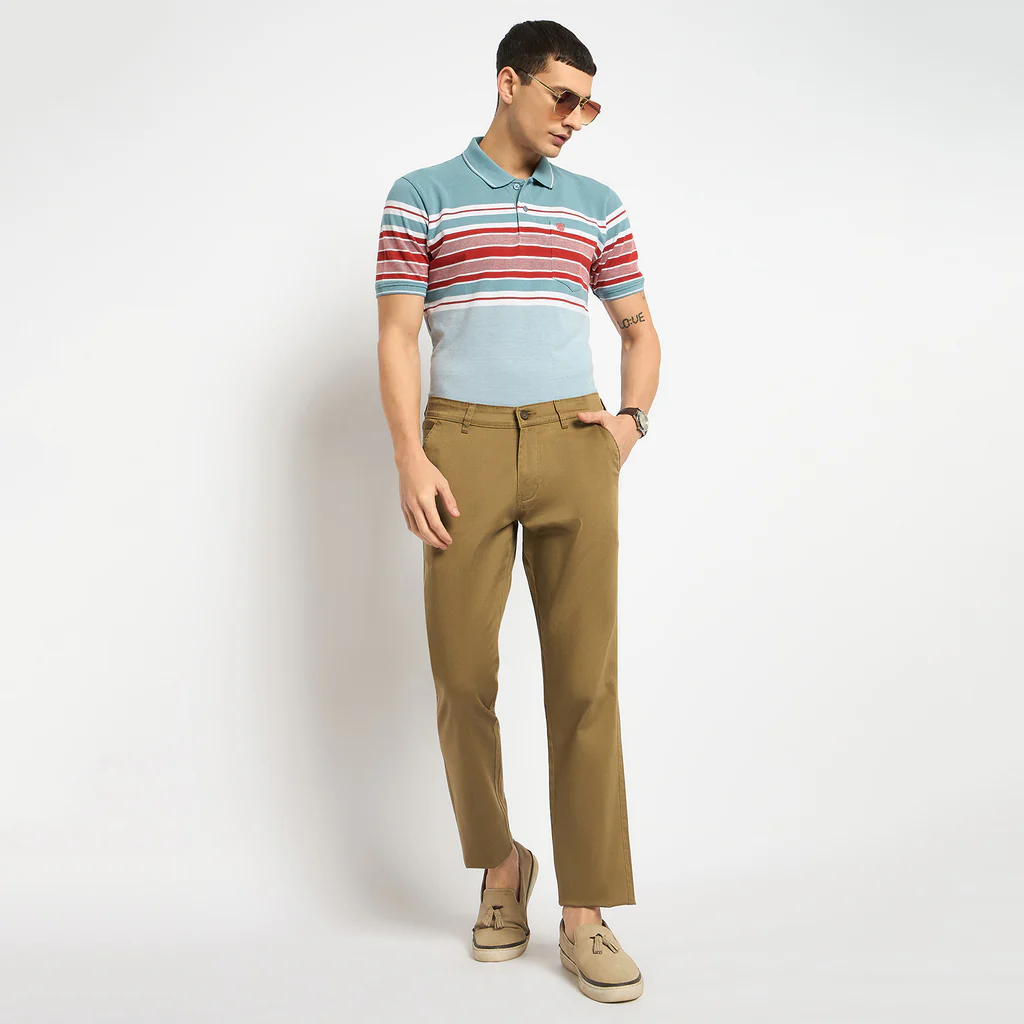 Urban Men Cotton Chinos Trousers - Image 3